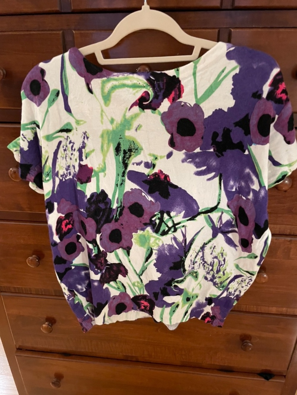 Colorful Woman’s lightweight sweater, Joseph A, Size L